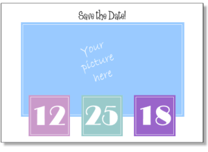 Save the date card templates